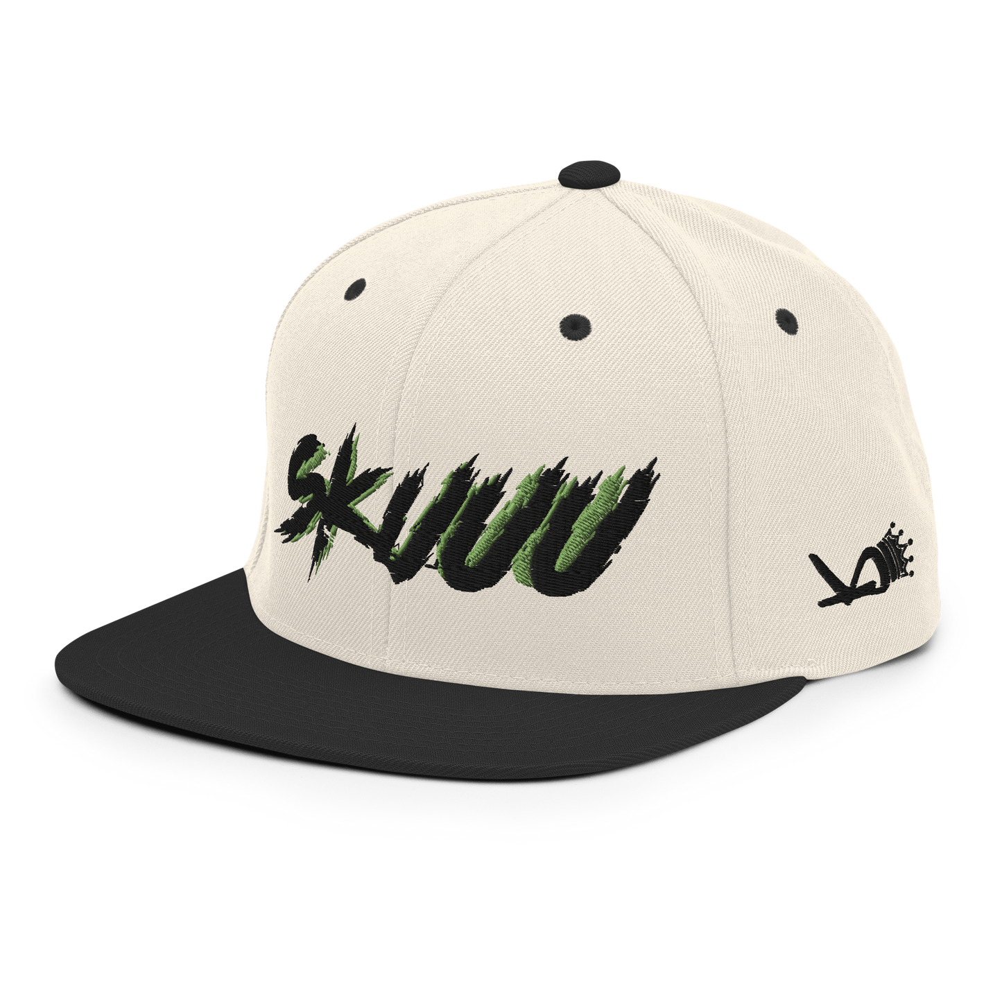Skuuu Embroidered Snapback Hat
