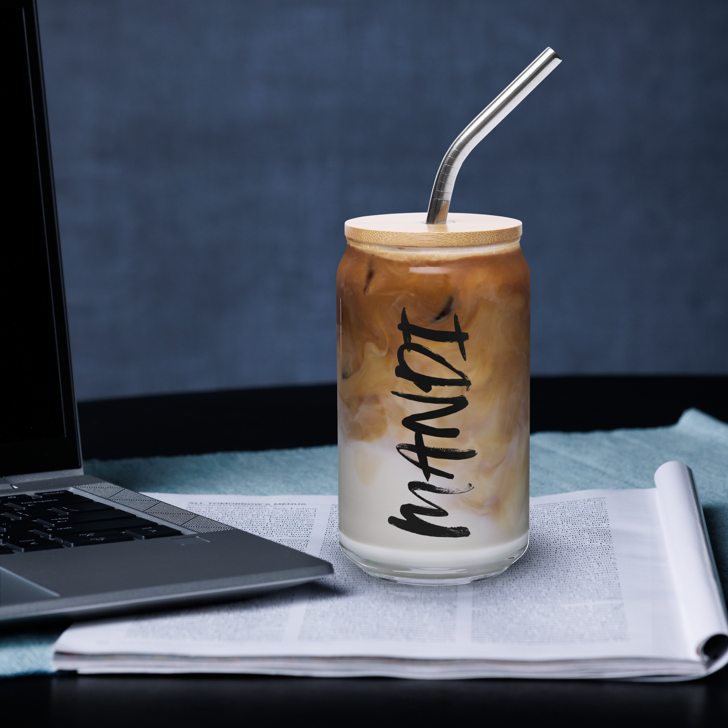 Mandi Can-shaped glass