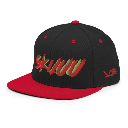 Skuuu Embroidered Snapback Hat