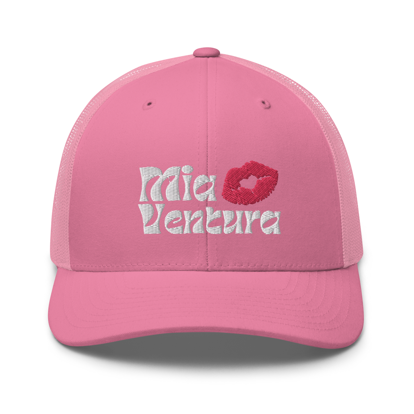Mia Ventura Embroidered Trucker Cap