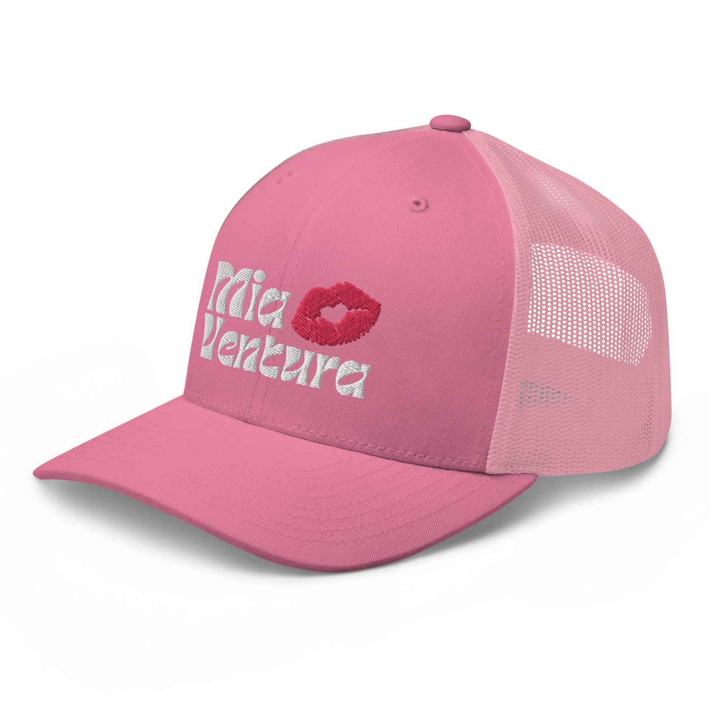 Mia Ventura Embroidered Trucker Cap